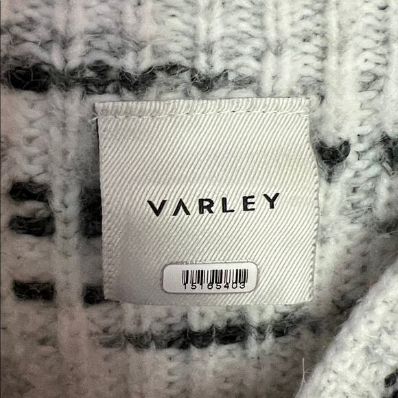 $258 VARLEY Belgrave Sweater dramatic puffy sleeves plush soft statement S - Picture 4 of 16